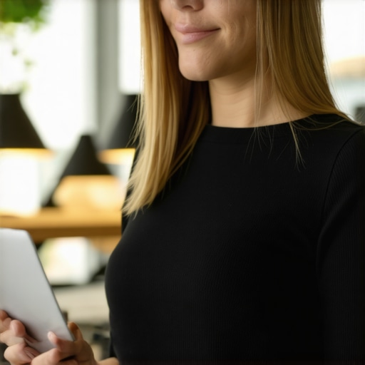 Business owner reviewing citations and GMB profile details with checklists.