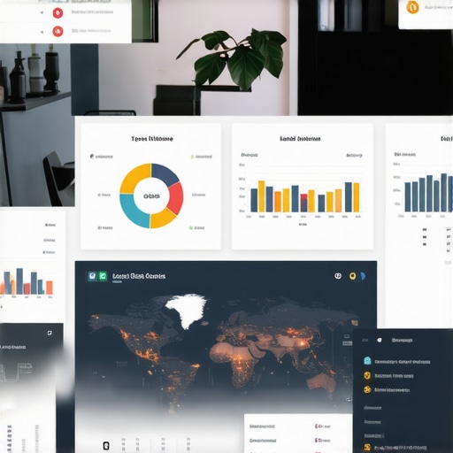 Local SEO Dashboard with Analytics Screenshot of local SEO analytics dashboard showing rankings and citations