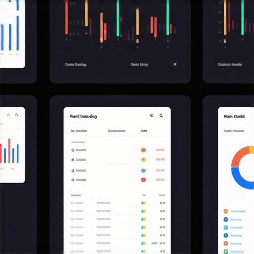 Screenshot of a digital SEO dashboard displaying local rank changes, citation consistency checks, and technical audit reports.