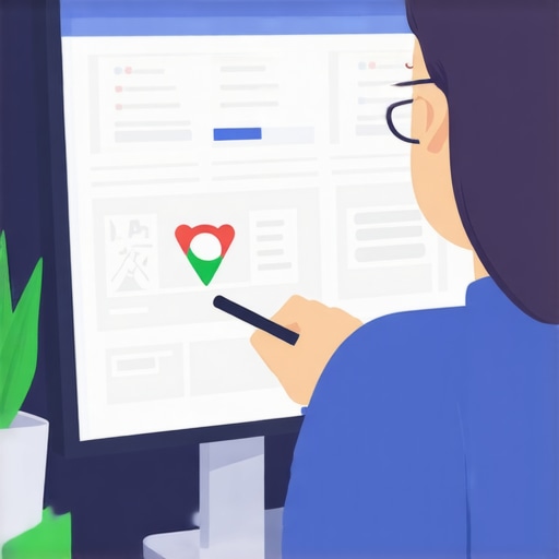 Person reviewing SEO data on a computer for Google Maps ranking issues.