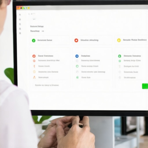Illustration of an audit checklist for local business profiles ensuring accuracy and consistency.