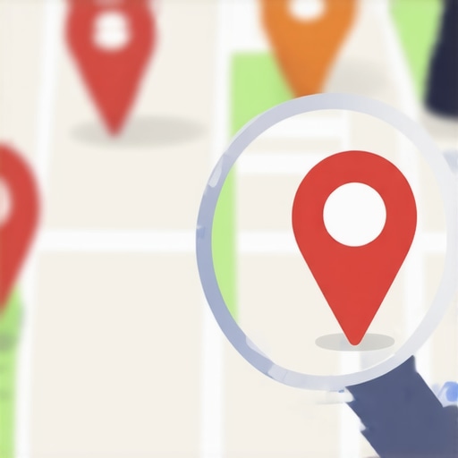 Reclaim Your Local Business Map Spot Digital map with location markers and magnifying glass